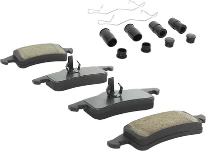 Premium Semi-Metallic Rear Brake Pads Compatible - Image 2