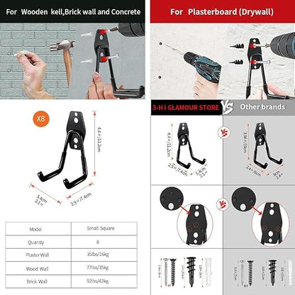 3-H Heavy Duty Garage Hooks - Image 3