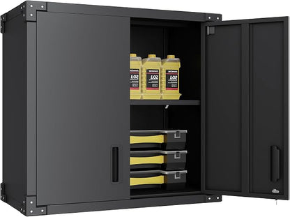 Garage Wall Cabinet, Metal Wall Cabinet by VIYET