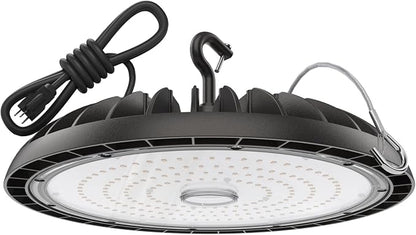 LED High Bay Light 200W, 30000LM 5000K Bright UFO High Bay Light by DEMILARE