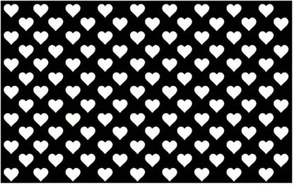 Car Rear Tail Light Lamp Stickers, Hollow Heart Pattern Sticker, Waterproof by Unknown