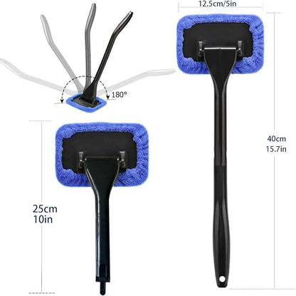 Windshield Cleaning Tool Windshield Cleaning Wand Auto Window Cleaner, 5 Pieces - Image 2