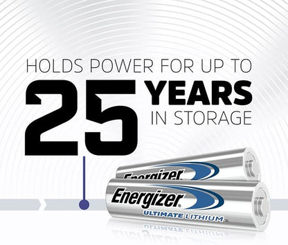 Energizer Ultimate Lithium AA Batteries Pack, 1.5V AA Batteries - Image 5