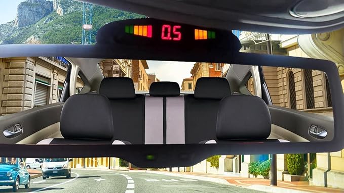 ZONETECH Parking Sensors LED Display Car Reverse Backup Radar System - Image 5