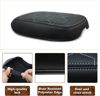 Muslogy for Frontier Center Console Pad Armrest Box Cover Vegan Leather Soft - Image 3
