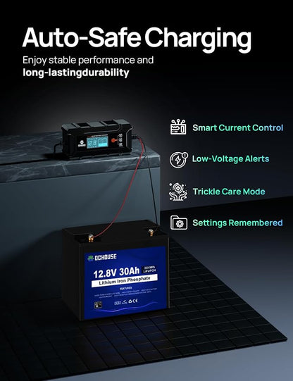 DC HOUSE 5A Battery Charger, 12V Smart Lithium Battery Charger - Image 5