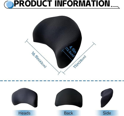 Lumbar Support Pillow for Car, 100% Memory Foam Lumbar Pillow - Image 2