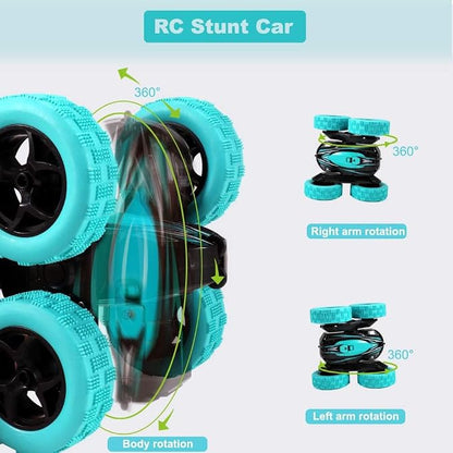 Remote Control Car: Double Sided 360°Rotating 4WD RC Cars 2.4GHz Electric Race - Image 2