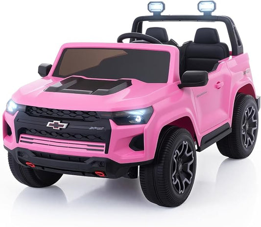 Joywhale 24V Ride on Truck 4WD Kids Electric Vehicle Licensed Chevorlet Ride on by JOYWHALE