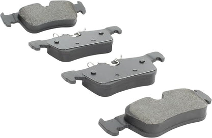Premium Semi-Metallic Rear Brake Pads Compatible - Image 2