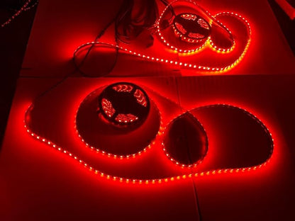 Black Out Full Tinted Smoked LEDs x4PCS 2FT 24" 60CM RGB Dream Color Chasing - Image 7