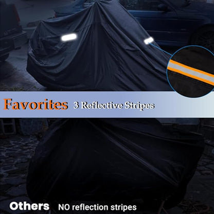Motorcycle Cover, 210D Oxford Cloth, - Image 4