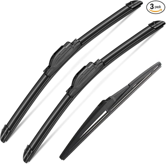 3 Wipers Set for Lexus CT200h 2011 2012 2013 2014 2015 2016 2017 Windshield by SCTIOANSNOemWiperBlades