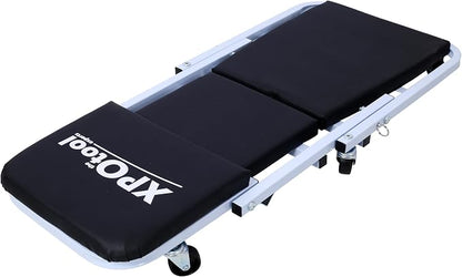 Mechanic Creeper and Stool, 2-in-1 Garage Tool, 300 lbs Capacity, Low Profile by HEIGHYOXPFurniture