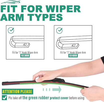 24" 18" 12" Windshield Wiper Blades Replacement - Image 8