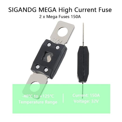 150A MEGA High Current Fuse - 150 Amp Bolt-on Fuse - Image 5