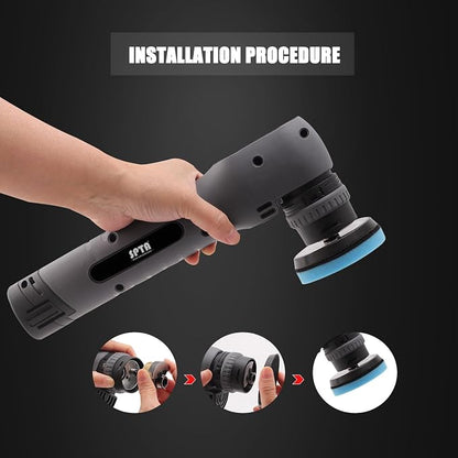 Cordless Mini Polisher, SPTA 12V Cordless Polisher - Image 7