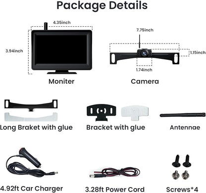 Wireless Backup Camera, Reverse Rear Camera - Image 7
