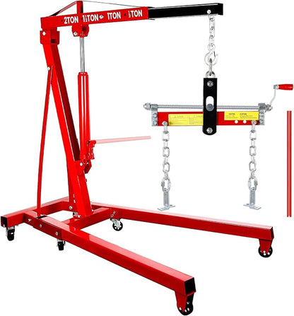 ​​Engine Lift, 2 Ton Engine Hoist Cherry Picker - Image 2