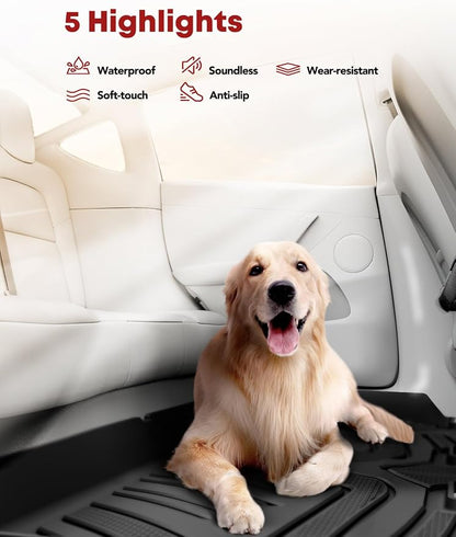 YHTAUTO Floor Mats Fit 2007-2017 Jeep Compass Patriot, 2007-2012 Dodge Caliber - Image 6