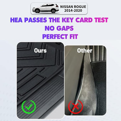 Fit for Nissan Rogue 2020-2014 Floor Mats Cargo Liners, All-Weather Rear Trunk - Image 5