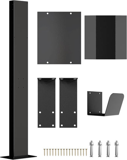 EV Charger Pedestal, Outdoor Electric Vehicle Charger Stand, Freestanding - Image 9