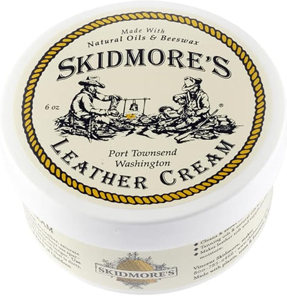 Skidmore's Leather Cream: All-Natural, Non-Toxic Leather Conditioner by Skidmores