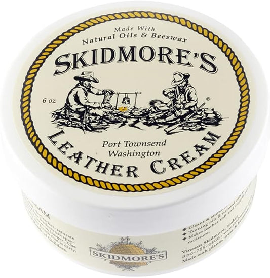 Skidmore's Leather Cream: All-Natural, Non-Toxic Leather Conditioner by Skidmores