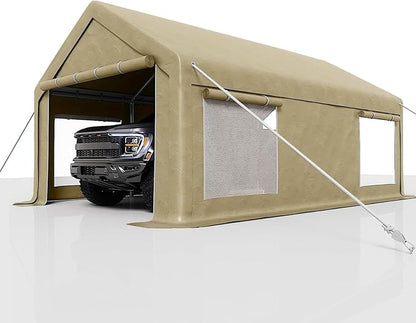 13 x 20ft Heavy-Duty Carport Canopy by Gaderth
