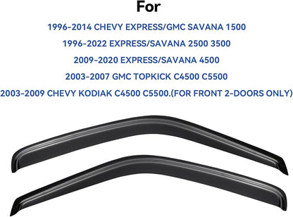 Window Visors Rain Guards Shield - Image 2