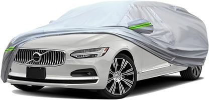 TUCAREST 6-Layers Full Car Cover Universal Premium Shell Zipper Design by TUCAREST