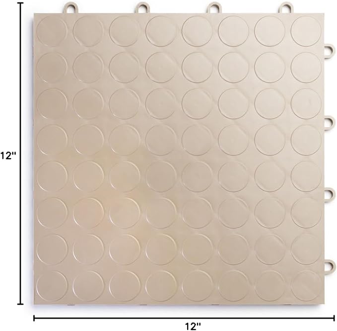 Big Floors RaceDeck CircleTrac, Interlocking Non-Slip Garage Flooring Tile - Image 7