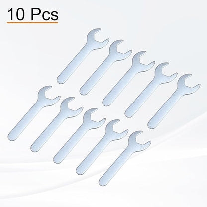 HARFINGTON 10pcs Small Wrench Open End Wrench 23x126x2.8mm Metric U-Shaped - Image 3