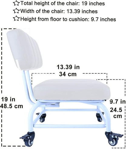 Rolling Stool and 4 Wheels - Image 2
