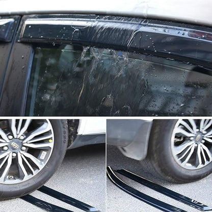 Side Window Visor Wind Vent Deflectors - Image 3