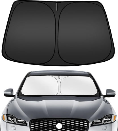 ARISMOTOR Windshield Sun Shade for Jaguar F-Pace 2016-2025, Custom Fit Foldable by ARISMOTOR