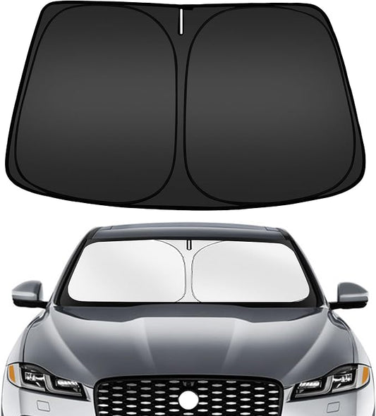 ARISMOTOR Windshield Sun Shade for Jaguar F-Pace 2016-2025, Custom Fit Foldable by ARISMOTOR