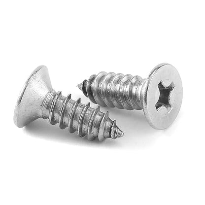 #10 x 1/2" Wood Screw 100Pcs 18-8 Stainless Steel Screws Flat Head Phillips by SGTZH