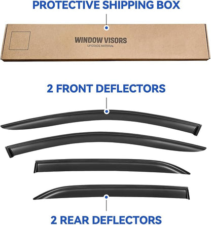 Window Visors Rain Guards Shield - Image 5