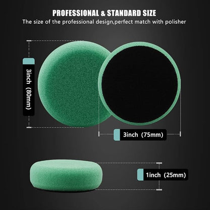 SPTA 29pcs Drill Buffing Pad Detail Polishing Pad Mix Size Kit - Image 3