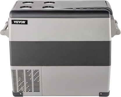 VEVOR CF55 12 Volt 58 Qt Refrigerator, Dual Zone Portable Compressor 12/24V DC - Image 8