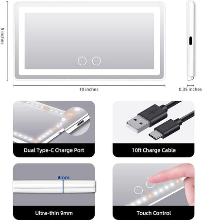 Car Sun Visor Vanity Mirror, Universal - Image 5