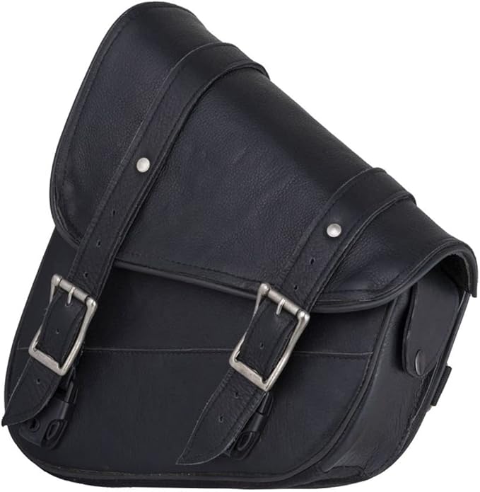 GARGOYLE BELLS Premium Naked Leather Swing Arm Bag by GARGOYLEBELLS