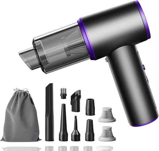 Aihoye Car Vacuum Portable Cordless, 17000PA Mini Vacuum Cleaner by Aihoye
