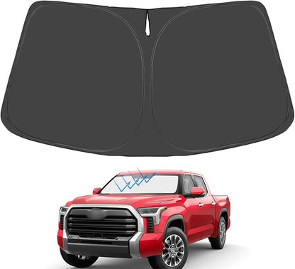 Proadsy for Tundra 2007-2021 Windshield Sun Shade 4-Layer Foldable Front - Image 2