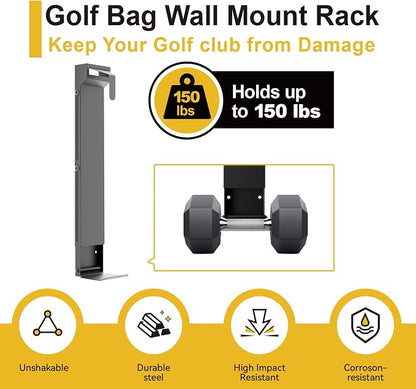 Wall Mount Golf Bag Storage Rack - Image 3
