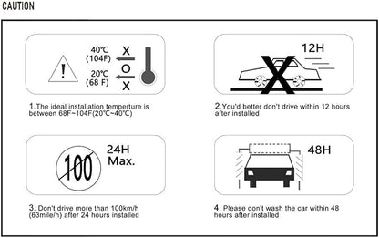 Smoke Sun/Rain Guard Window Visors Compatible - Image 7