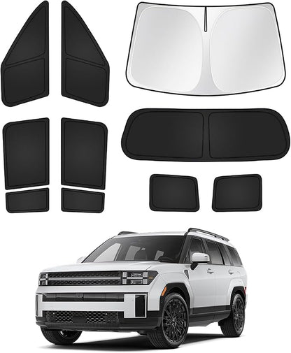 Sunshades for Hyundai Santa Fe 2024 2025 2026 Accessories Windshield Sun Shade by Canvcle