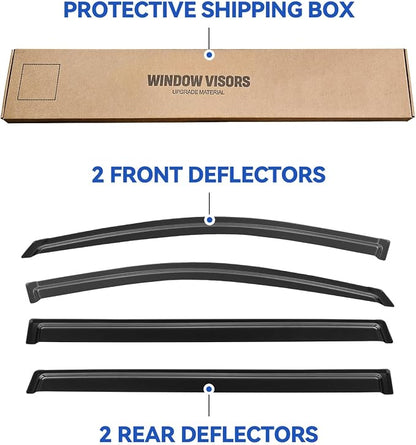 Window Visors Rain Guards Shield - Image 5