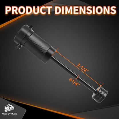METOWARE Trailer Tongue Coupler Lock 1/4" Dia, 3-1/2" Span, Trailer Hitch Lock - Image 2